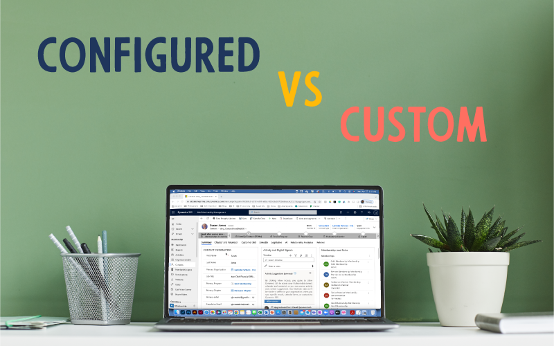 Configured Association Management System VS CustomBuilt Altai Systems